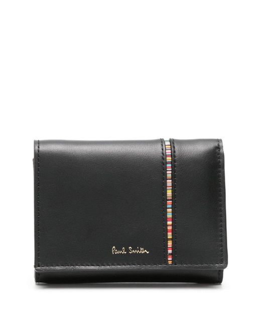 Paul Smith Signature Stripe-print leather wallet