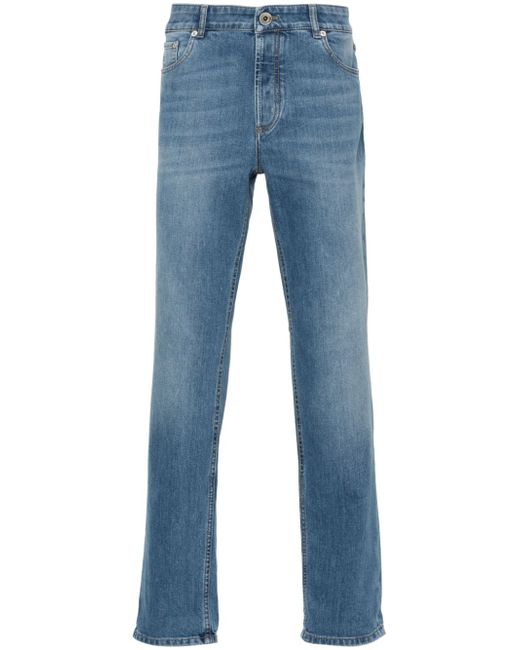 Brunello Cucinelli mid-rise straight-leg jeans