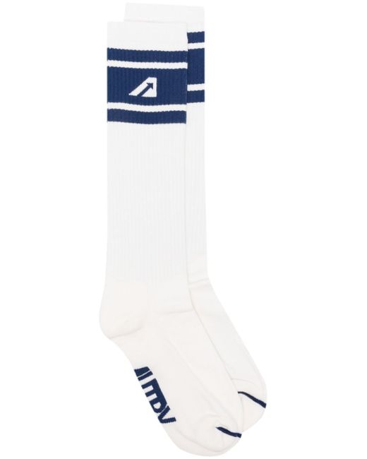 Autry logo-jacquard socks