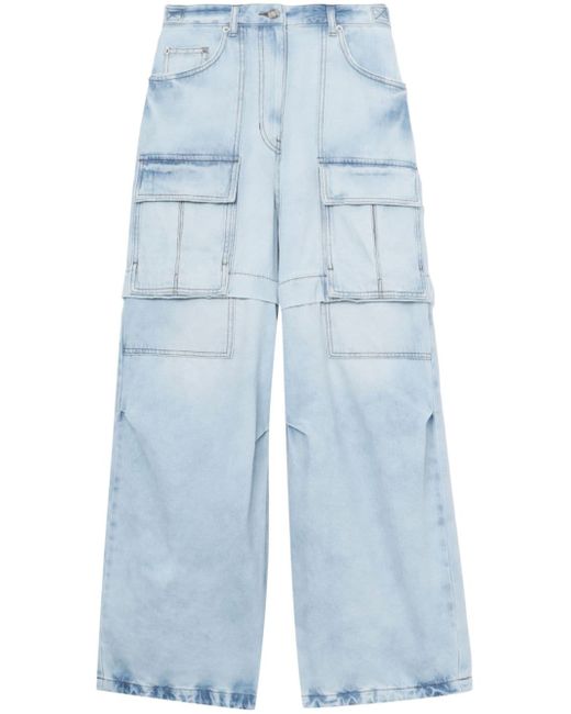 Juun.J cargo-pocket wide-leg jeans