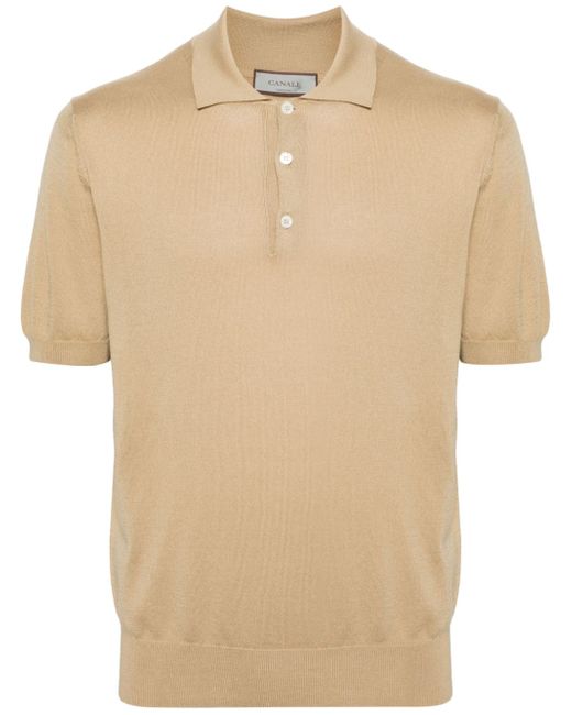 Canali cotton-blend knitted T-shirt