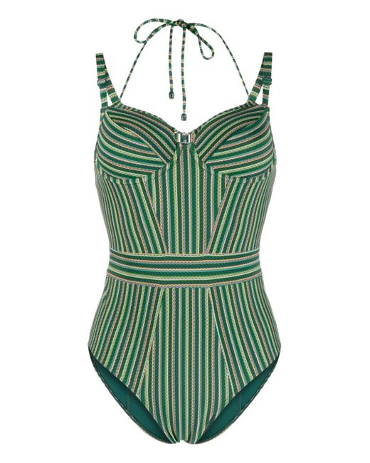 Marlies Dekkers Holi Vintage striped padded swimsuit