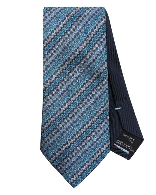 Missoni geometric-pattern tie