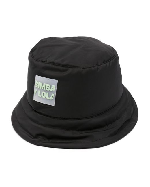 Bimba Y Lola logo-appliqué drawstring bucket hat