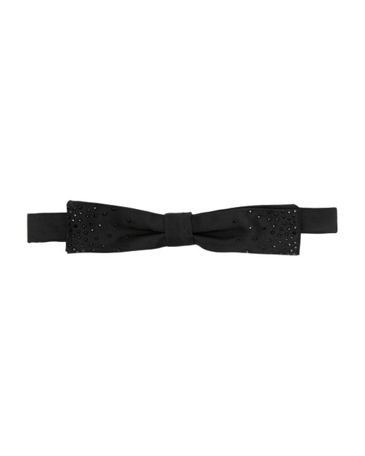 Dsquared2 crystal-embellished bow tie