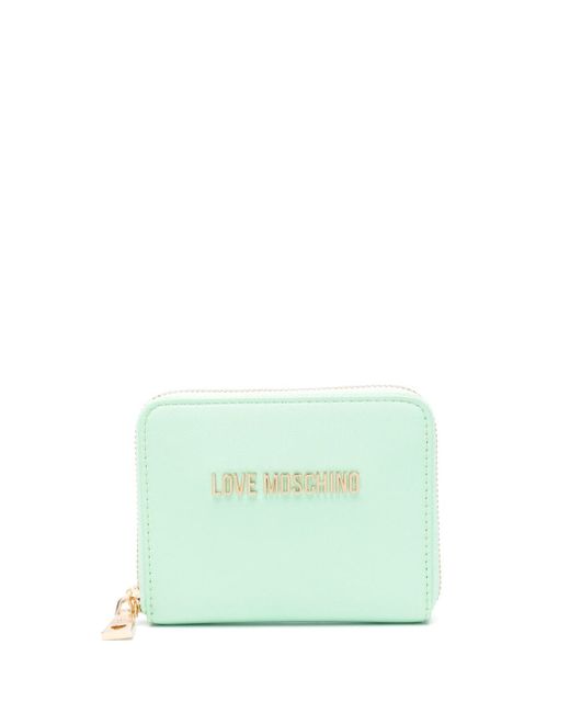 Love Moschino logo-lettering faux-leather wallet
