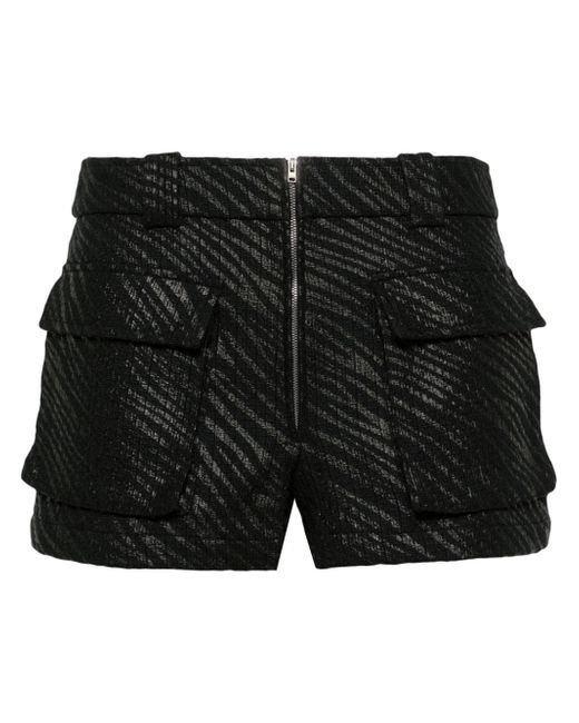 Iro Alecia zebra-print shorts