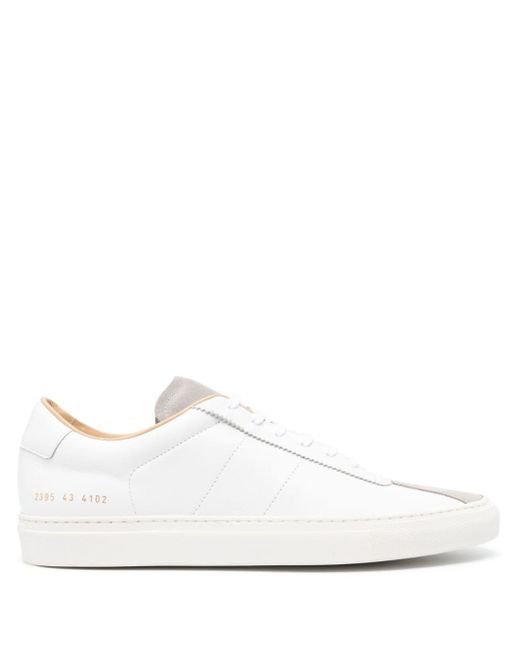 Common Projects panelled-suede leather sneakers