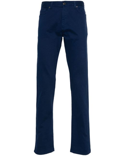 Z Zegna cotton straight-leg trousers