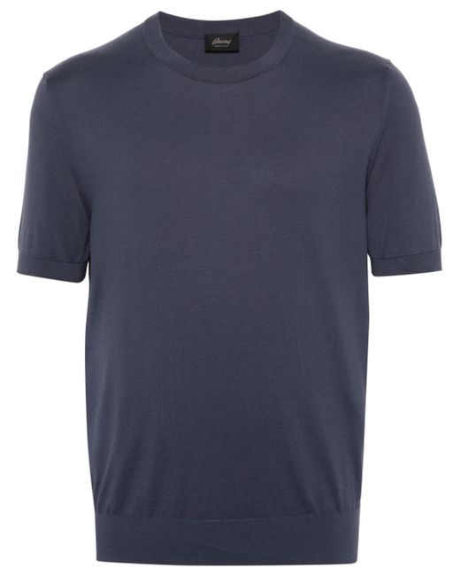 Brioni short-sleeve knitted T-shirt