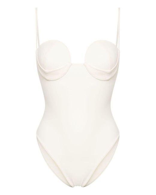 Magda Butrym bustier-style swimsuit