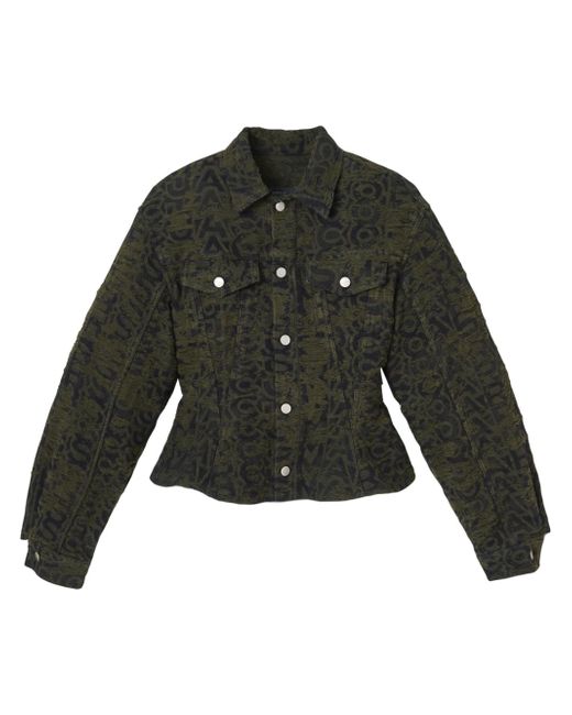 Marc Jacobs monogram-print flared jacket