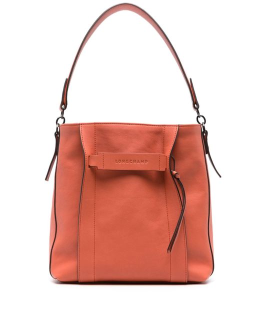 Longchamp medium 3D leather tote bag