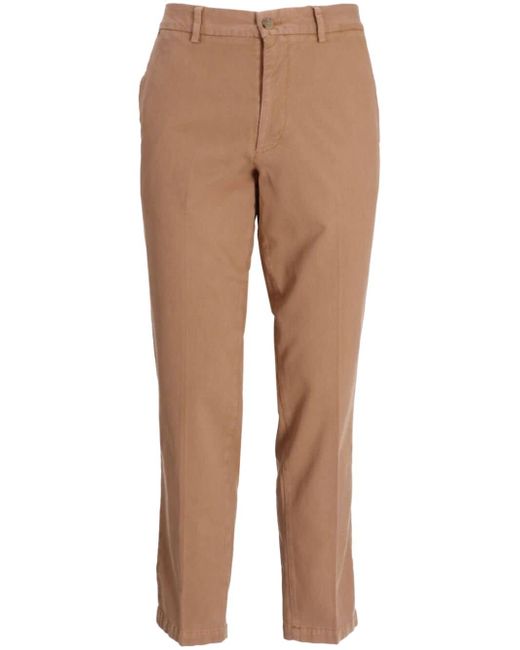 Boss slim-fit cotton trousers