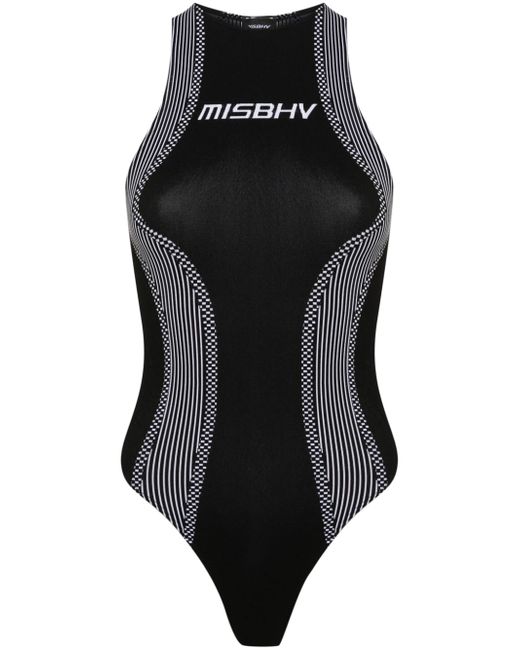 Misbhv logo-jacquard performance bodysuit