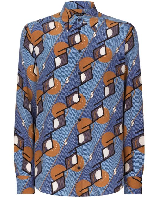 Dolce & Gabbana geometric-print shirt