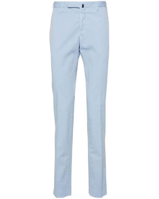 Incotex low-rise stretch-cotton tapered chinos