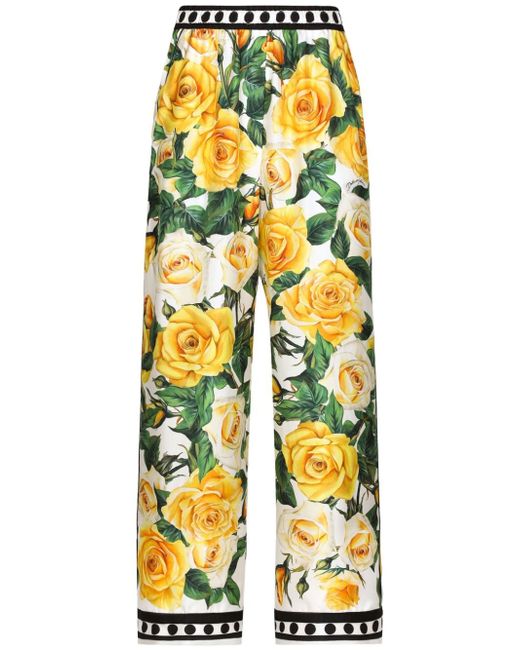 Dolce & Gabbana Rose pyjama bottoms