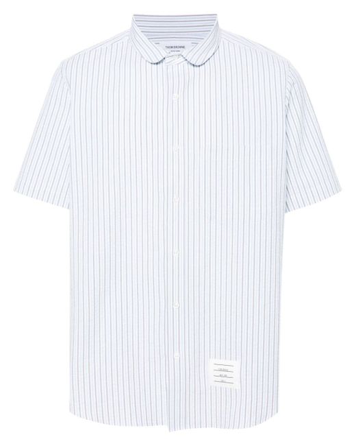 Thom Browne striped seersucker shirt