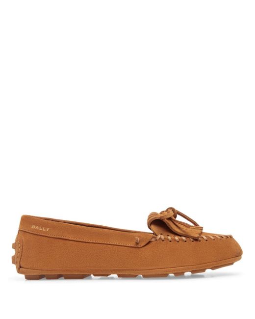 Bally tassel-detail leather loafers