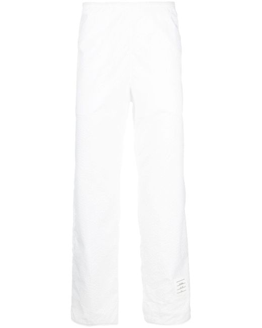 Thom Browne straight-leg ripstop trousers