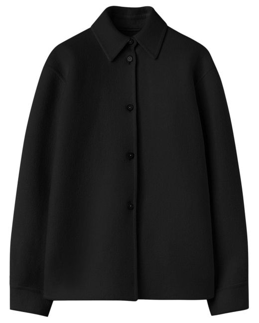 Jil Sander virgin wool-blend shirt jacket