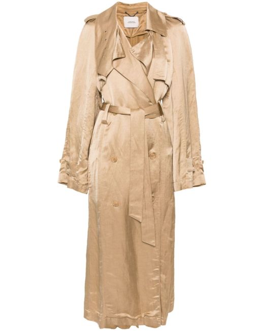 Dorothee Schumacher linen-blend trench coat