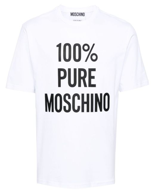 Moschino slogan-print T-shirt