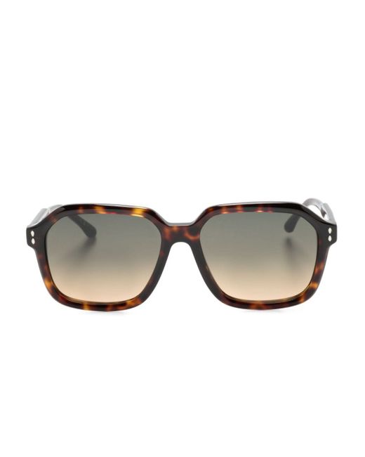 Isabel Marant Eyewear tortoiseshell square-frame sunglasses