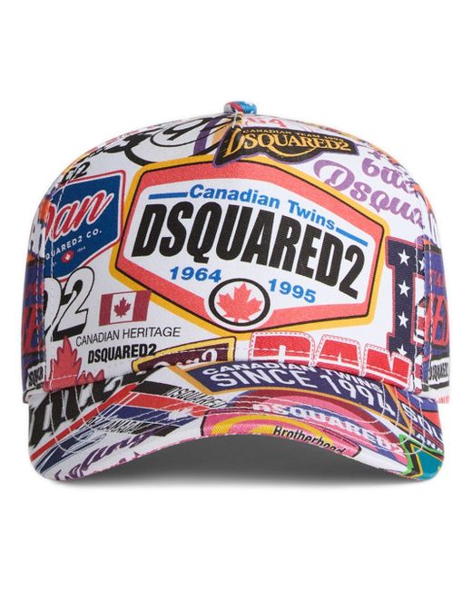 Dsquared2 graphic-print baseball cap