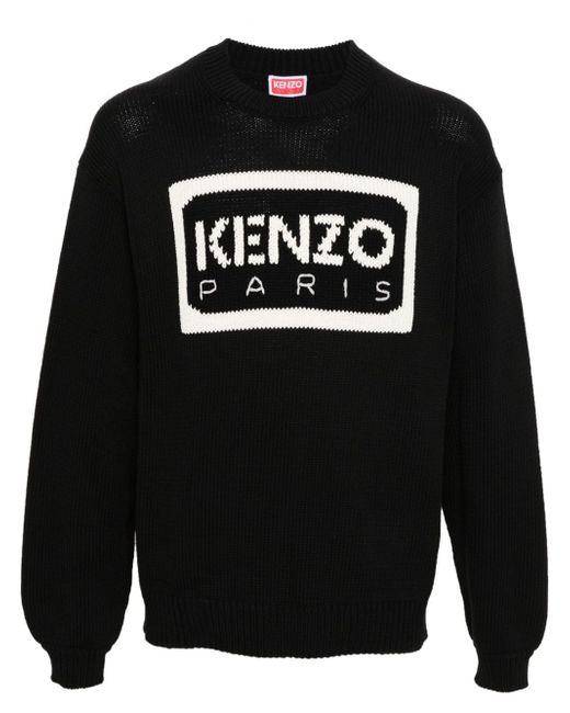 Kenzo intarsia-logo knit jumper
