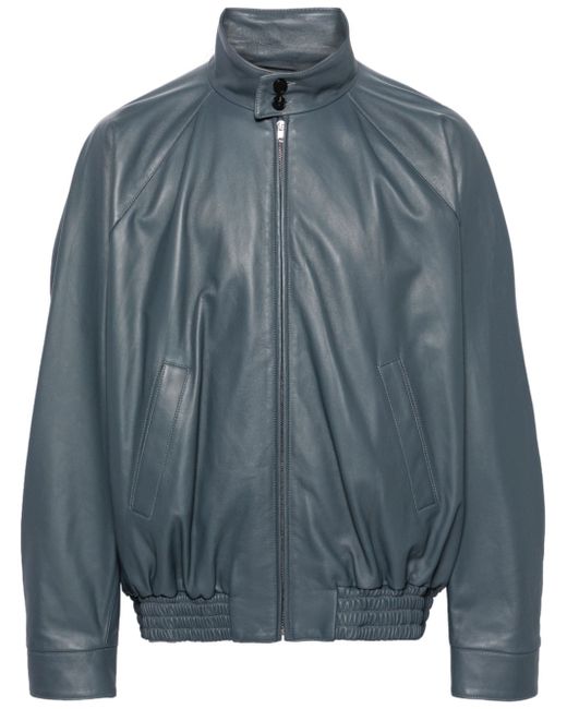 Marni leather bomber jacket