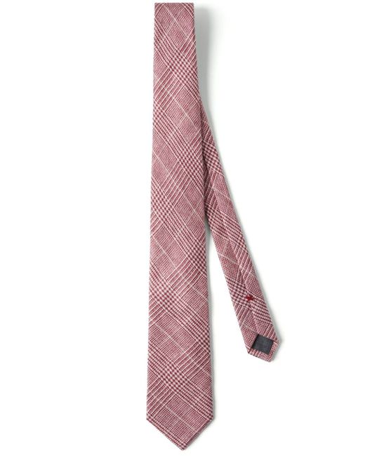 Brunello Cucinelli Prince of Wales patterned tie