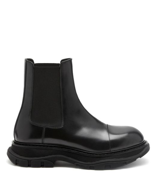 Alexander McQueen Tread leather Chelsea boots