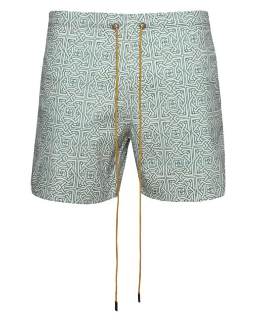 Rhude Cravat-print swim shorts