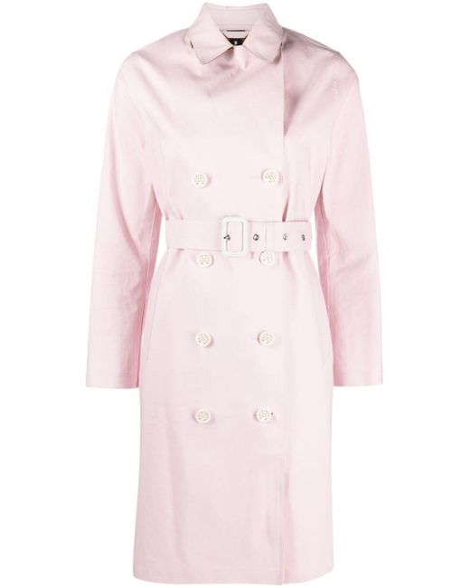Mackintosh Morna double-breasted trench coat