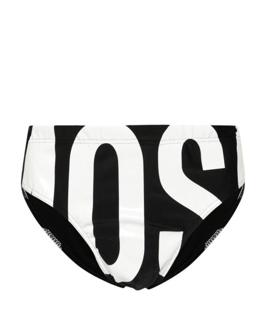 Moschino logo-print swimming trunks