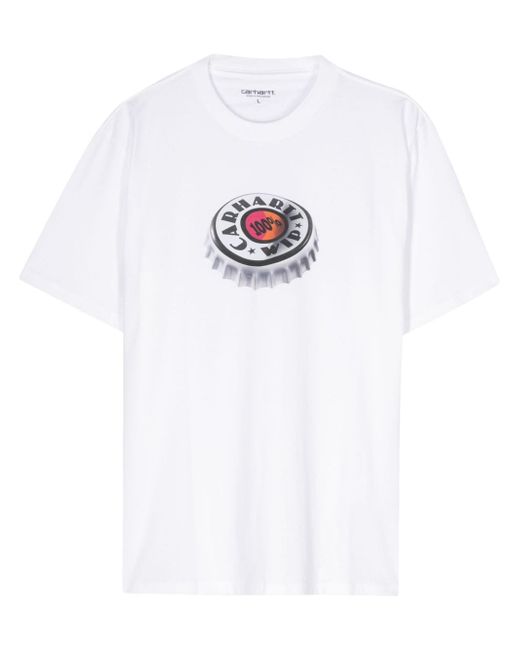 Carhartt Wip bottle cap-print T-shirt