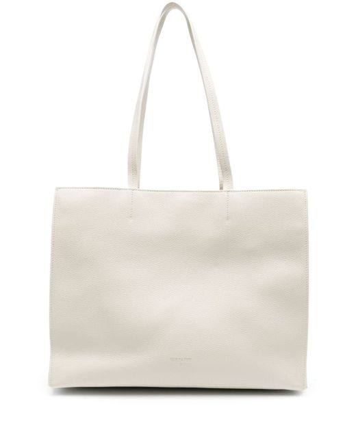 Patrizia Pepe Fly-debossed leather tote bag