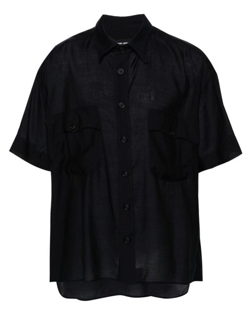 Giorgio Armani poplin lyocell-blend shirt