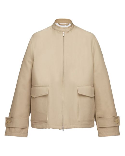 Ferragamo long-sleeve gabardine jacket