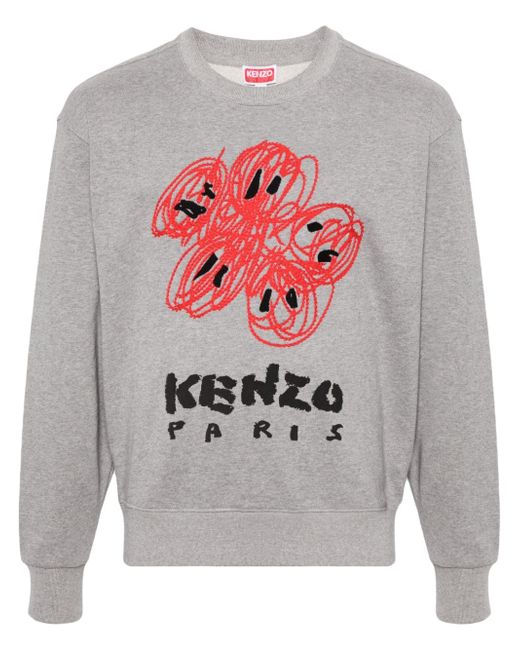 Kenzo Drawn Varsity cotton sweatshirt