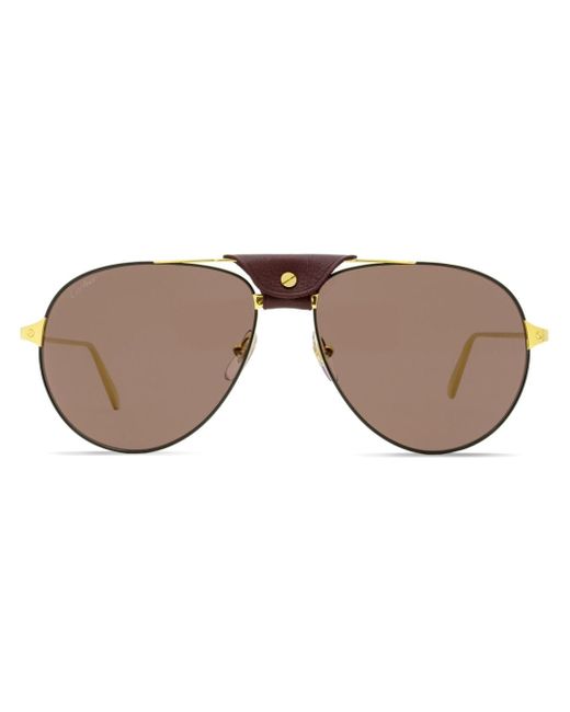 Cartier Santos de pilot sunglasses