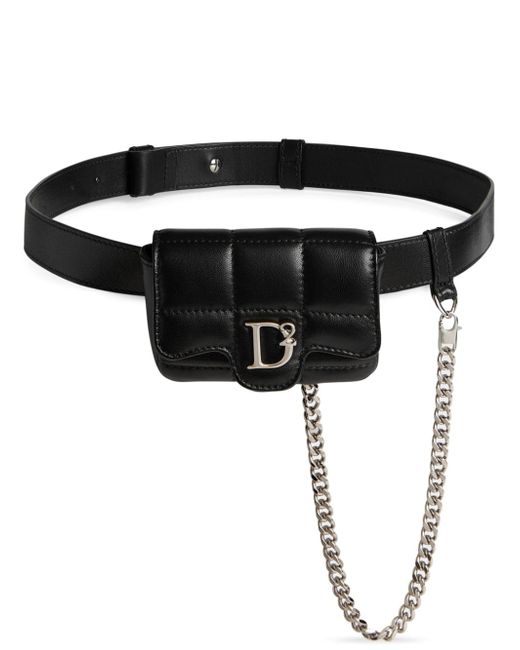 Dsquared2 D2 Statement leather belt bag