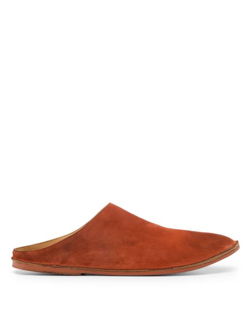 Marsèll suede round-toe slippers