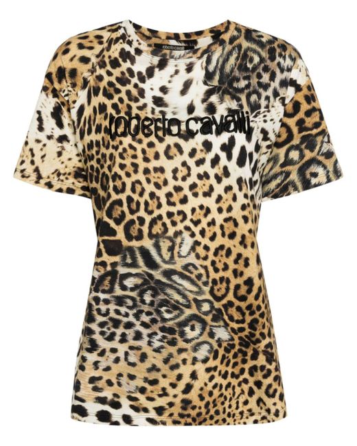 Roberto Cavalli leopard-print T-shirt