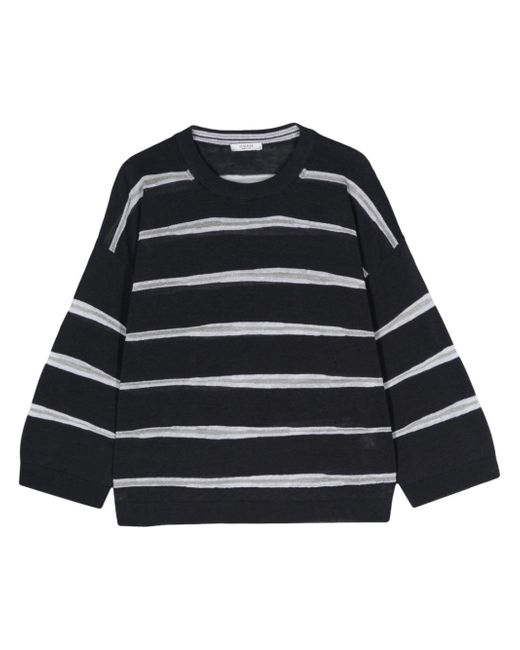 Peserico striped fine-knit jumper