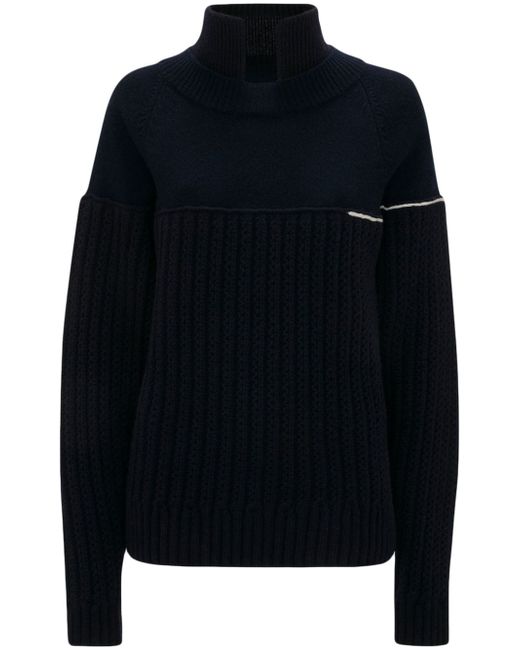 Victoria Beckham collar-detail wool jumper