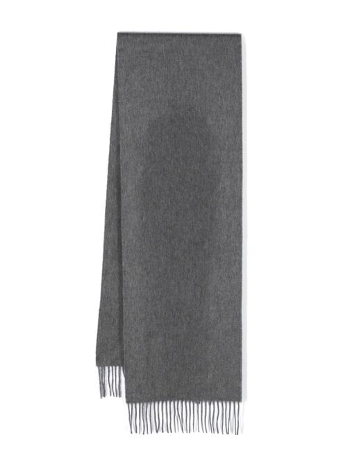 Danton fringed wool-blend scarf