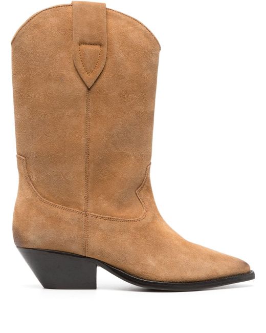 Isabel Marant Duerto 45mm suede cowboy boots